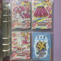 （美品）アイカツカード ピンクトルテコーデ&学生証セットのサムネイル