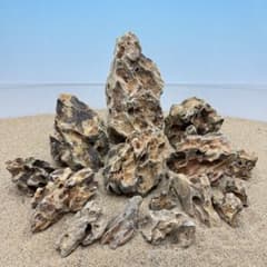 MQS-8042 気孔石2.5kg セット 黄虎石 水槽用石 アクアリウム - メルカリ