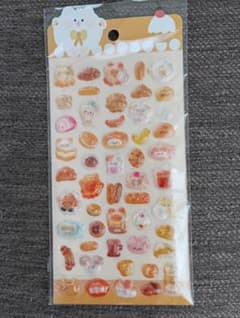 ぷっくりシール パンと動物のキャラクターのサムネイル