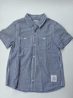 BRANSHES ストライプ柄 半袖シャツ 150cmのサムネイル