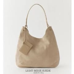 極美品】Nothing written スエード トートバッグ ベージュ - メルカリ