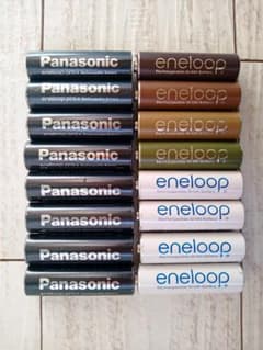 エネループ プロ（eneloop pro）単3×8本／エネループ8本(ジャンク)のサムネイル