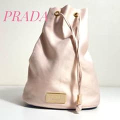 PRADA プラダ 巾着 ポーチ ピンク ベビーピンク ノベルティ - メルカリ