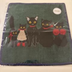 未開封 フェイラー コスメキッチン くらはしれい ハンカチ ネイビー