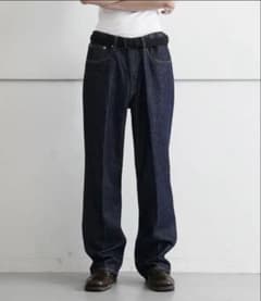 AURALEE hard twisted denim 5p pants 28のサムネイル
