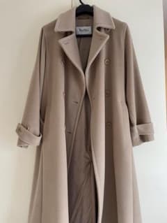 max Mara ロングコート40 11号 L カシミア10% - メルカリ