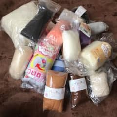 ニードルフェルト フェルト 羊毛 綿 道具一式のサムネイル