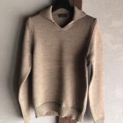 【試着のみ】ZANONE ザノーネ 5Gウール スキッパー ニット ZANONE ウール ミドルゲージ 襟付スキッパー ニットポロ | DUE blog