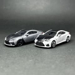 [희귀] 1/64 CARNEL64 Lexus RC F 건 메타 & 화이트 세트