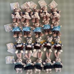 ぬいぐるみバッジ20個 新品 ウィッシングウィングス ダッフィー