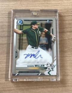 Mason Miller 1st Bowman Chrome 直筆サイン 無双中 - メルカリ
