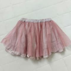chienchien チュールフリル キュロットパンツ ピンク 女の子 100のサムネイル