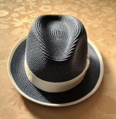 中折れ帽子 マニッシュハット ネイビー