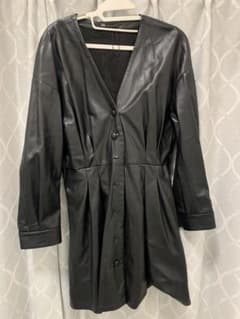 ZARA レザーミニワンピースのサムネイル
