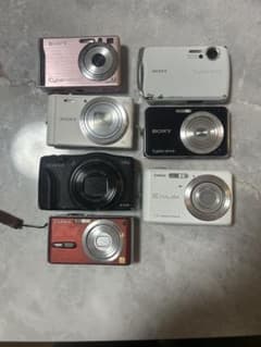 コンパクトデジカメ7台まとめ売り（ジャンク品） - メルカリ