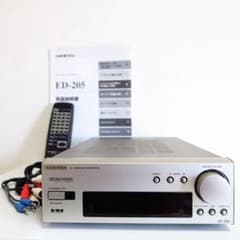 ONKYO ED-205 サラウンドプロセッサ 本体 取説 リモコン（ジャンク