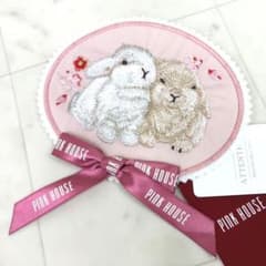 希少【PINK HOUSE 】森のうさぎ刺繍ワッペン付きウールドビーコート 未使用品 PINK HOUSE 幸見ウサギ刺繍ワッペン ピンク - メルカリ