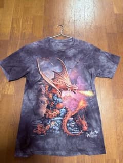 【ザ・マウンテン】ドラゴンプリントTシャツ、アメリカ製。のサムネイル
