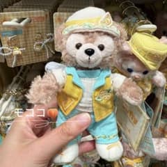 香港ディズニー サマーレモン ダッフィーぬいぐるみキーチェーン