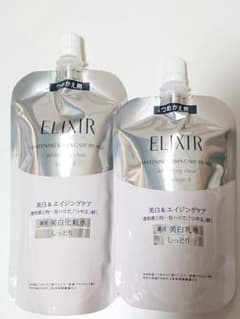 新品未使用】ELIXIR しっとり 薬用美白化粧水Ⅱ 乳液Ⅱ 2個セット