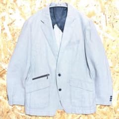 JOSEPH ABBOUD ジョセフ アブード グレーストライプ柄ジャケット