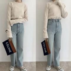 AMIE ハイウエスト ストレートデニムのサムネイル