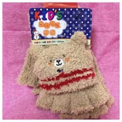 新品 未使用 子供用 手ぶくろ/もこもこ手ぶくろ 2歳〜 男女兼用のサムネイル