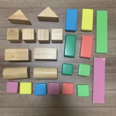 木製 積み木 セット 知育玩具 カラフル 音のなる積み木 おもちゃのサムネイル