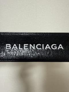 BALENCIAGA レザーバングル ブラックのサムネイル