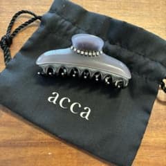 acca ビジュー装飾ヘアクリップ 限定色】ACCA アッカ ニューコラーナ ビジュー グレー ヘアクリップ