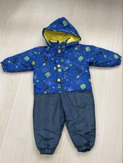 ベビー用ウィンタースポーツウェア 宇宙柄（90cm）のサムネイル