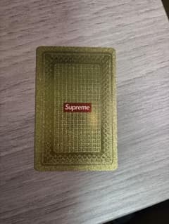 Supreme ゴールド トランプ 1枚のサムネイル