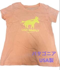 USA-made Patagonia T-shirt, 100% Organic Cotton, Kids Size S