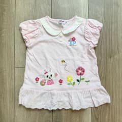 ミキハウス 刺繍 Tシャツ 90サイズ - メルカリ