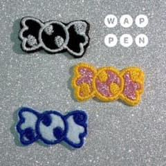 キャンディ型 刺繍ワッペン 3個セットのサムネイル