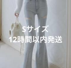Darich ダーリッチ ドロップビジューフレアデニムパンツ S - メルカリ