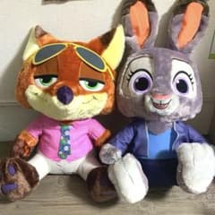 ズートピア2 スーパーラージぬいぐるみ ジュディ・ホップス ニック ズートピア2 スーパーラージぬいぐるみ ニック・ワイルド ジュディ