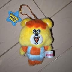 SWIMMER ぬいぐるみ マスコット くま イエロー