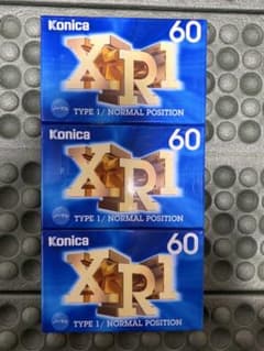 Konica XR1 カセットテープ 60分×3個Set - メルカリ
