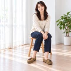 UGG アグ タッセル モカシン キャメル 23cm EU37 スエード