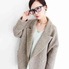 KBF ヘリンボンワイドコートのサムネイル