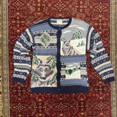 vintage Cabela's ノルディック柄 ニットカーディガンのサムネイル