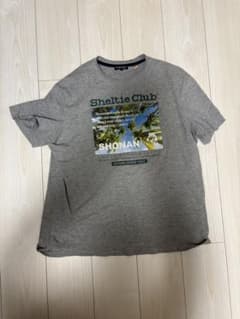 Sheltie Tシャツ グレー Lサイズ 古着 アメリカンコットン アメカジのサムネイル