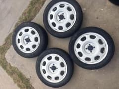 ハスラー純正　165/60R15 タイヤ・ホイール 4本セットのサムネイル