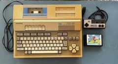 【昭和レトロ】SANYO MSX PHC-30 本体 コントローラー、ソフト付のサムネイル