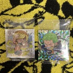 ONE PIECE 大海賊シール　ゾロ、サンジ　オマケ付きのサムネイル