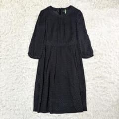 美品】バーバリーロンドン シルク100%ワンピース 絹 総柄 38 - メルカリ