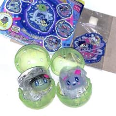 たまごっちキャラマグネッツ ぷくっとクリアリング メロディっち ラブリっち計3点のサムネイル