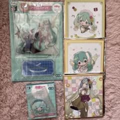 初音ミク アクリルスタンド 色紙 アクリルキーホルダー みんなくじのサムネイル