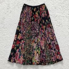 極美品✨ポロラルフローレン スカート マキシ丈 プリーツ パッチワーク